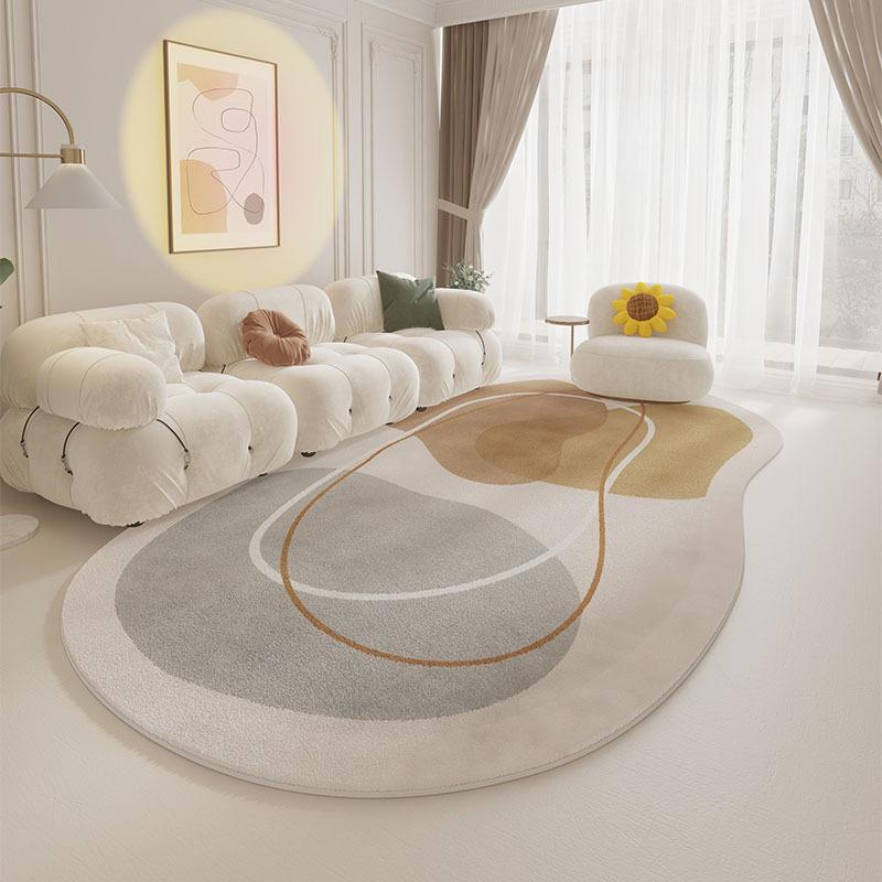 Неправильный ковер для гостиной, ковер для спальни, прикроватный ковер, ковер для журнального столика, бытовой, прочный и простой в уходе