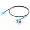 Водонепроницаемый IP67 Панельный USB 2.0 Micro B Прямой Угловой Разъем Штекер Штекер Герметичный Кабельный Узел для Уличных Устройств