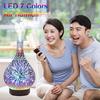 Glass Night Lights Diffusers Humidifier 7 Colour Changing LED Lights Aroma Diffu