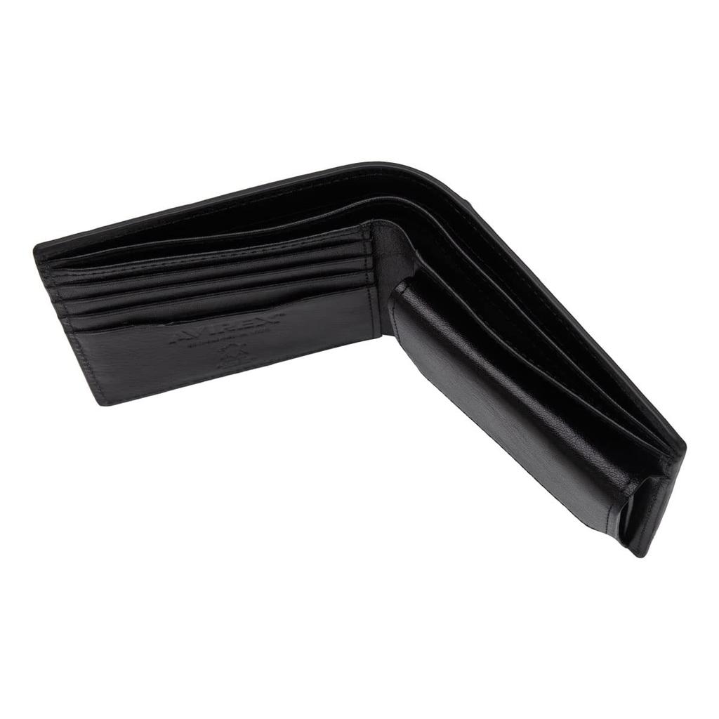 Bifold Wallet BEIDE AX9100 Genuine Leather Chocolate [Avirex] Men's [43]