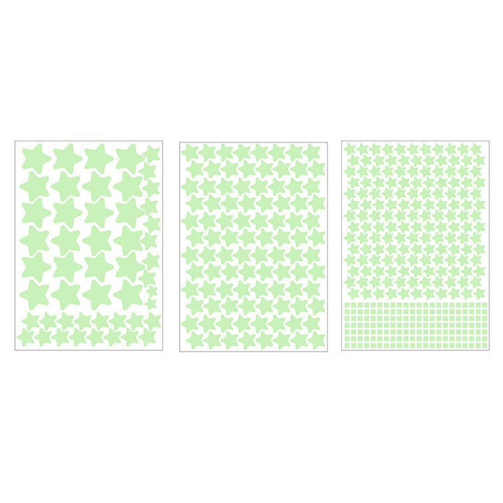 Party Supplies Starry Ceiling Stars Dots Luminous Wall Stickers Glow In Dark Fluorescent Decals