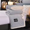 Snowflake Fleece Blanket Winter Lambswool Thickened Cover Blanket Double Layer Blanket