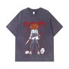 275 GSM Washed T-shirts 100% Cotton Pumpkin Night V2 Print Unisex Heavy Cotton T Shirt