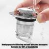 Стопор для умывальника Push-Type Design Bouncing Core Technology Stopper для предотвращения повреждения водой Home Cream Cover