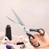 Fabric Scissors 10 Inch Stainless Steel Tailor'S Scissors Fabric Professional Sewing Tool For Home Office Artists Dressmakers