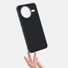 Чехол для Redmi K80 Тонкий Ударопрочный Магнитное Притяжение Углеродное Волокно Металлическая Линза Защита от Отпечатков Пальцев Удобный Захват Fundas Etui Conque
