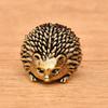 Antique Hedgehog Small Ornaments Solid Brass Antique Animal Sculpture Crafts Desk Tea Table Decoration Home Decor