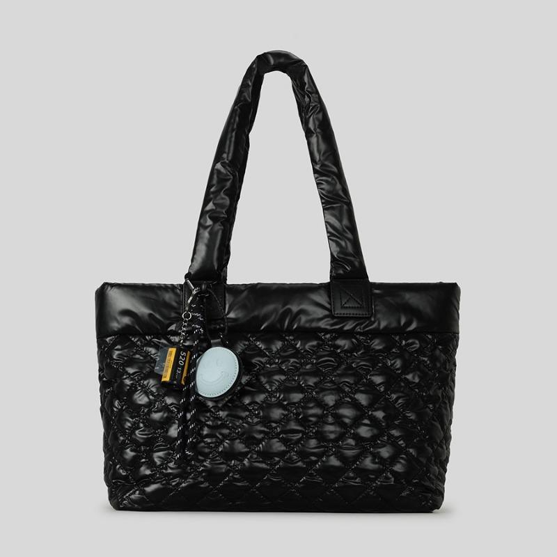 Сумка-тоут большой вместимости с ромбовидным узором и хлопковой ручной сумкой. Модная одноплечевая сумка для женщин