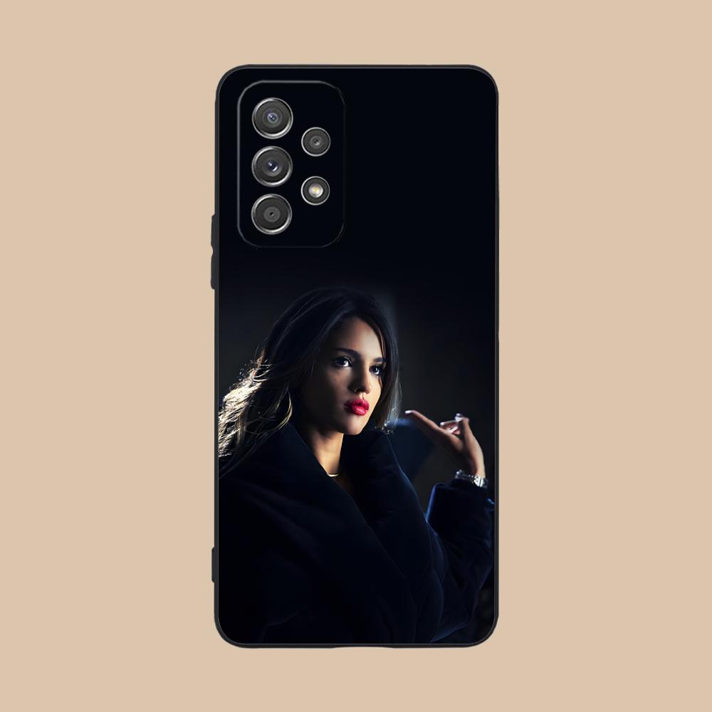 Модный матовый чехол для мобильного телефона Eiza Gonzalez для Samsung Galaxy M55 54 42 35 34 33 32 23 22 15 14 13 12 F55 5G Цветная обложка