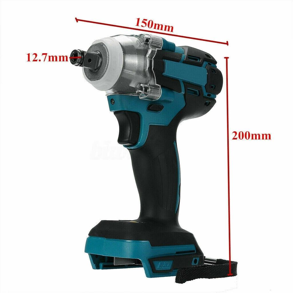 Электрический гаечный ключ Аккумуляторный бесщеточный ударный гаечный ключ 18 В, 520 Нм, 1/2 дюйма, корпус для аккумулятора Makita DTW285Z [без аккумуляторов]