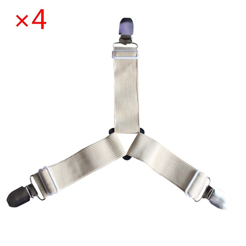 Премиум 4 X Треугольный держатель для подтяжек Ремни-держатели для простыни матраса Кровати Зажимы Застежки для надежной фиксации постельного белья