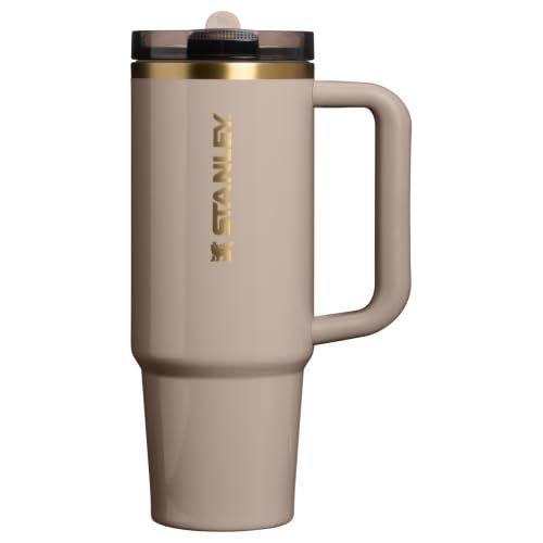 Термокружка Stanley 1913 Quencher ProTour с откидной крышкой и соломинкой, с вакуумной изоляцией, цвет Инжир Глянцевый, 30 унций 0,89 л