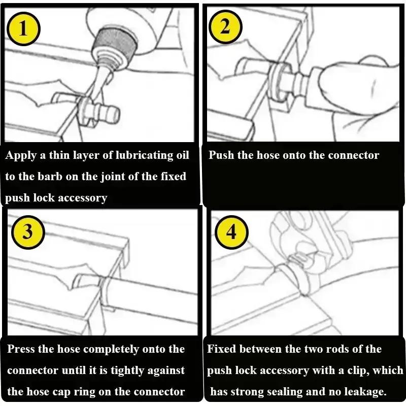 8 шт. Фитинги для шлангов с push-on соединением AN4 AN6 AN8 AN10 AN12 Фитинг для шланга топливного маслоохладителя 0 45 90 180 градусов Многоразовый соединительный адаптер