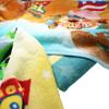 Marushin Face 34 x Toy Golden 2006002600 Towel, 80cm, Story, Blue,