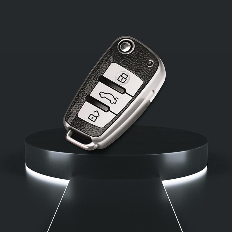 Чехол для автомобильного пульта дистанционного управления из ТПУ, чехол-держатель для A4 B7 A6 C6 4f 8v A3 8p A1 A3, бесключевые аксессуары