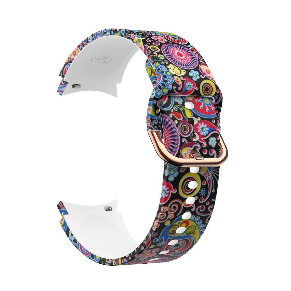 Классический силиконовый ремешок для Samsung Galaxy Watch 4/5/6/7 40 мм 44 мм 5 Pro 45 мм браслет-браслет Galaxy Watch4/6 Classic 47 мм 43 мм 46 мм 42 мм