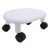 Low Rolling Stool with Wheels Ergonomic Heavy Duty Short Rolling Seat for Bedroom Living Room