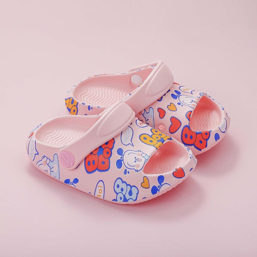 Детские тапочки, садовая обувь для мальчиков и девочек, легко надевать и снимать, пляжная обувь, сандалии с героями мультфильмов