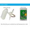 1Pcs Indoor Wired PIR Motion Sensor Anti theft Burglar Intruder Infrared Detector Alarm Relay Output NC/NO With 86mm Holder