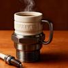 Unique Spark Plug Mug Automotive Automotive Themed Mug Industrial Coffee Cup  Coffee Drinking