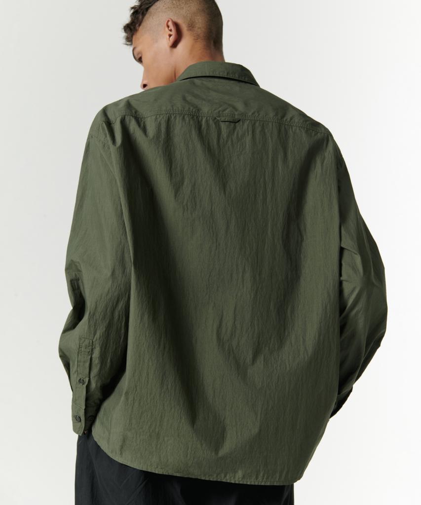 MUSINSA STANDARD [City Leisure] Cn Oversized Shirt [Khaki]