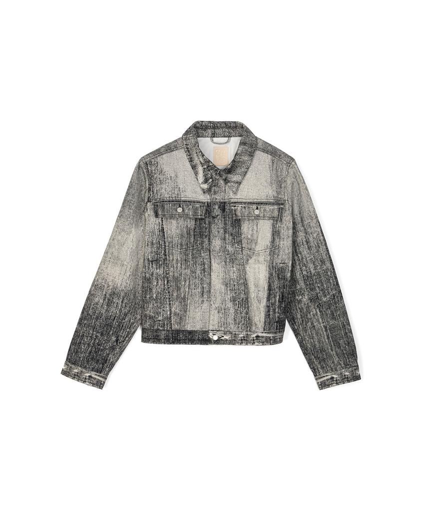 Camperlab Paint Denim Jacket Faded Black Au00021-001