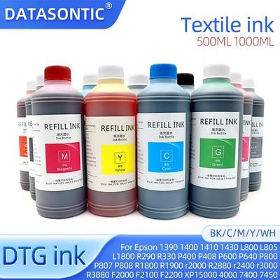 1000 мл чернил DTG, чернила для одежды для Epson XP15000 R2400 R3000 R3880 R1800 R1900 R2000 R2880 P800 P807 P808 P640, цветные текстильные чернила