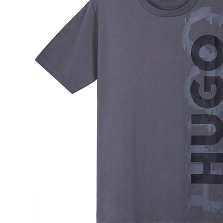 HUGO BOSS SS23 T Shirt Men's Light Gray 50468247-069