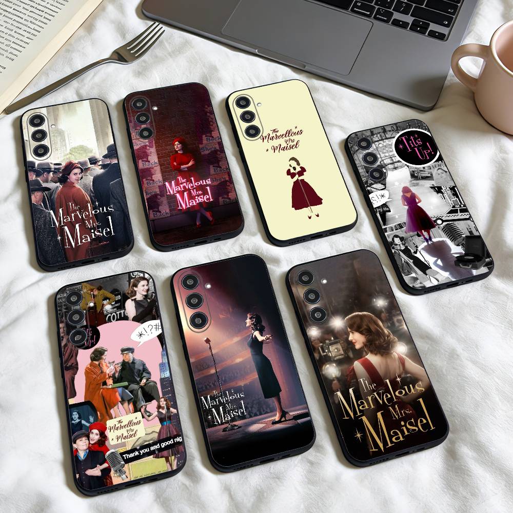 М-Чудесная миссис. Чехол Maisel для Samsung Galaxy A73, A72, A71, A70, A53, A52, A51, Другие, Мягкий черный корпус