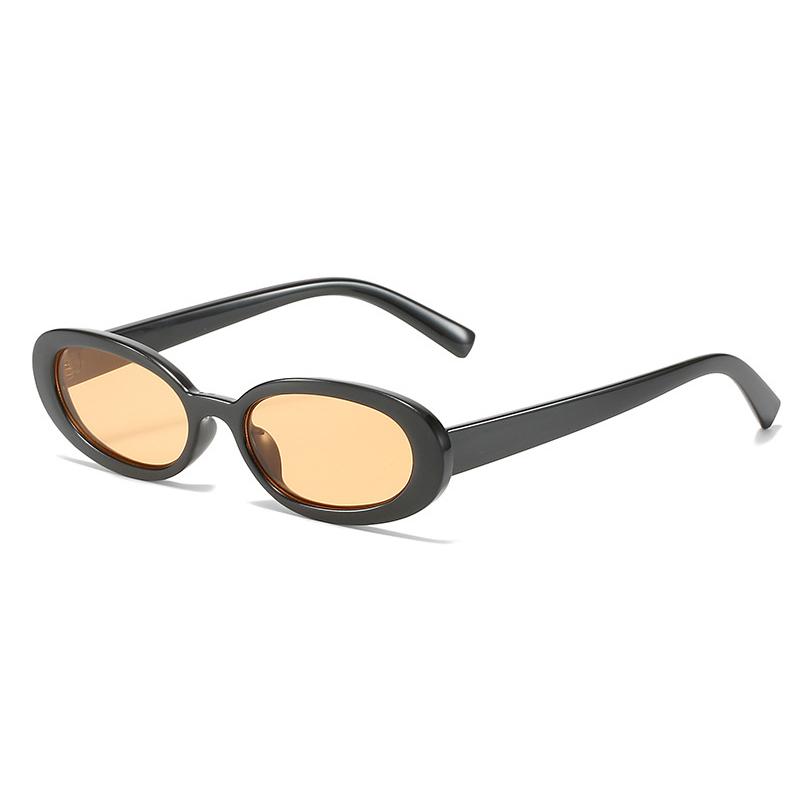 Винтажные леопардовые маленькие овальные солнцезащитные очки женские мужские дизайнерские ретро узкая оправа прямоугольные солнцезащитные очки УФ линзы женские S20871G