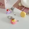 Творческий сладкий десерт торт вилка брелок кулон для женщин мужчин милый имитация еды рюкзак украшения аксессуары подарки