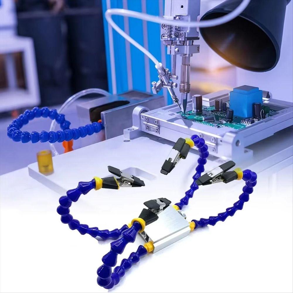 Flexible Arm Soldering Helping Hands Octopus Design Welding Fixture Station Jewelry Making