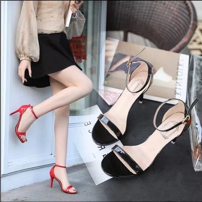 Мода 2024 Лето Женские Сандалии Высокие Каблуки Мода Банкет Вечеринка Сандалии Стилет Сексуальная Обувь Повседневная Обувь Zapatos De Mujer