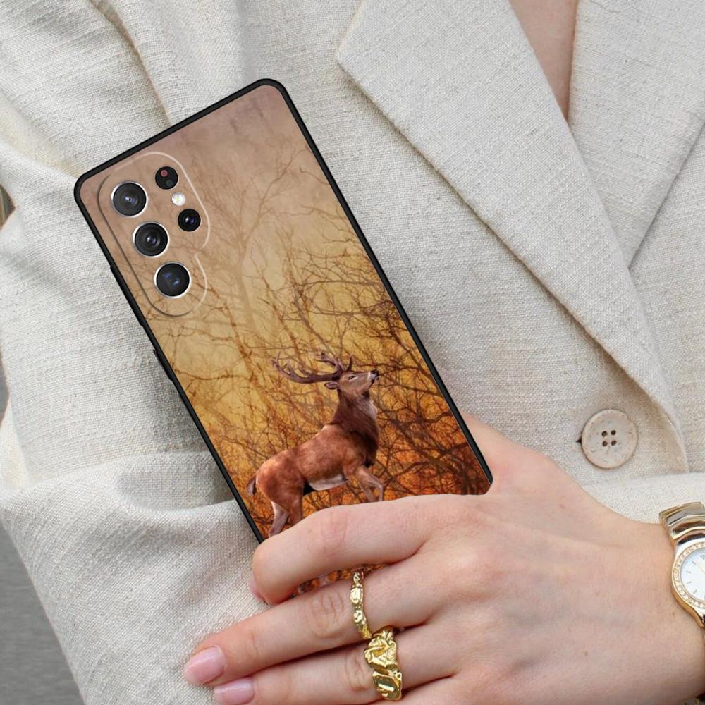 Чехол для телефона с изображением оленя для Samsung Galaxy S26 Ultra S25 S24 S23 S22 S21 S20 Note10