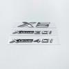 3D AB Черный Серебристый Надписи XDrive30i XDrive35i XDrive40i XDrive48i XDrive50i XDrive30d Для BMW X5 Автомобиль Задний Багажник Эмблема Наклейка yk2