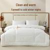 AnChao Толстое зимнее одеяло из молочного протеинового волокна