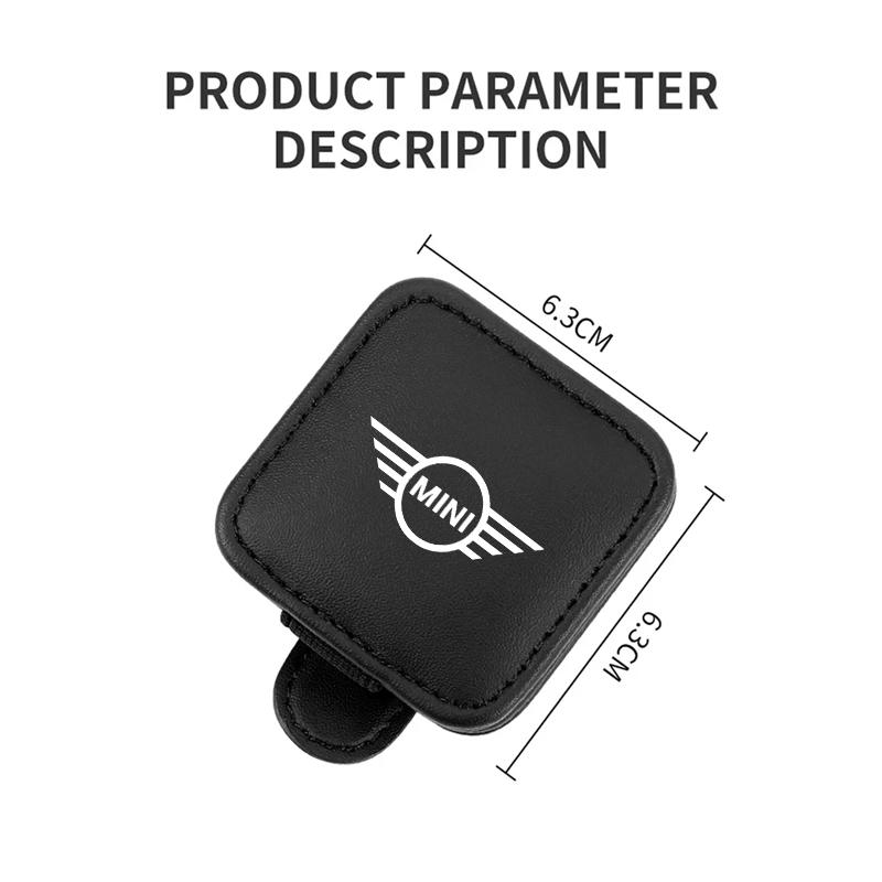 Car Sunglasses Holder Sun Visor Multifunction Portable Ticket Card Clip For Mini Cooper S R55 R56 R50 R53 R60 F55 F56 Countryman akvnt44