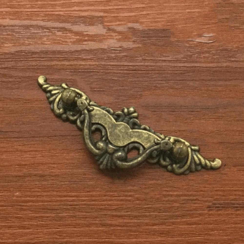 Decorative Vintage Pulls Zinc Zinc Zinc Alloy Drawer Ring Pulls Screw Drawer Handles Wood Case