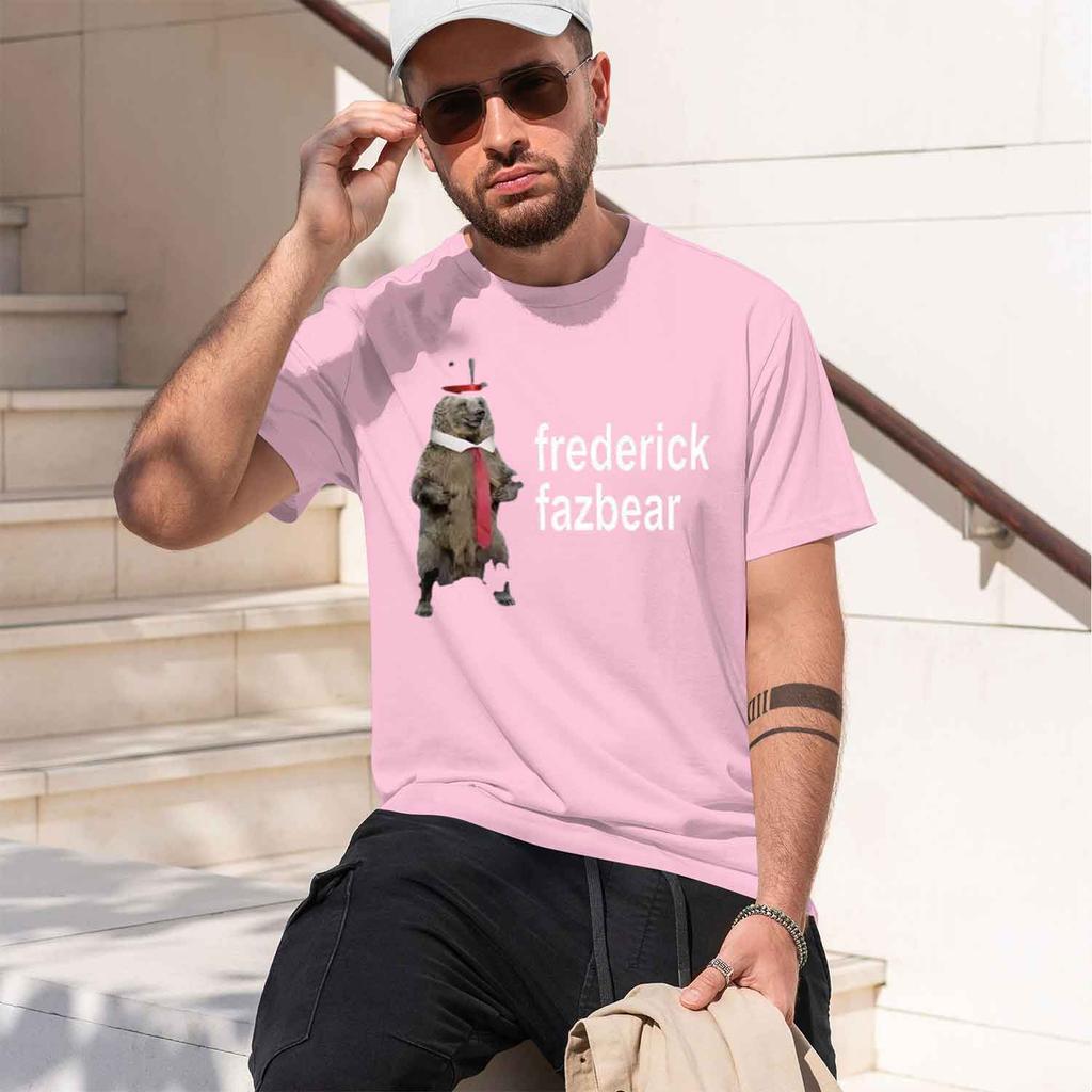 Funny Frede Faz The Fancy Tee Shirt Unisex Unisex Funy Clothing Shirt Pure Short Sve Tshirt Summer 2026 New Model Shortsleeve Crew
