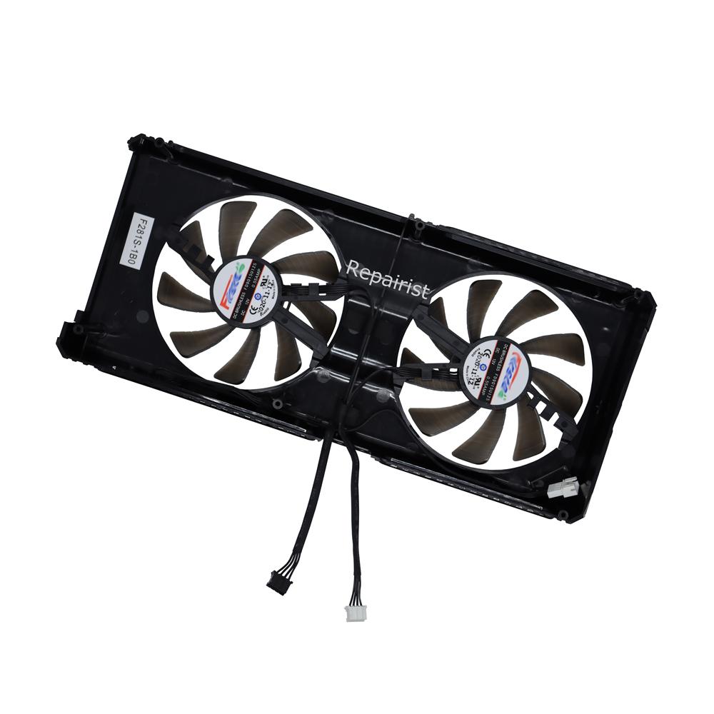 Вентилятор видеокарты Охладитель графики Для Palit RTX3060 RTX3060Ti Dual OC V1, Для RTX 3050 3060Ti Dual OC,FD9015U12S,TH9215S2H-PAA08