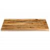 Vidaxl Blat Stołu, 90X80X2,5Cm, Naturalna Krawędź, Surowe Drewno Mango