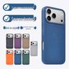 Чехол-книжка Apple iPhone 17 Pro с магнитной застежкой, текстурой под кожу, поддержкой MagSafe, полное покрытие