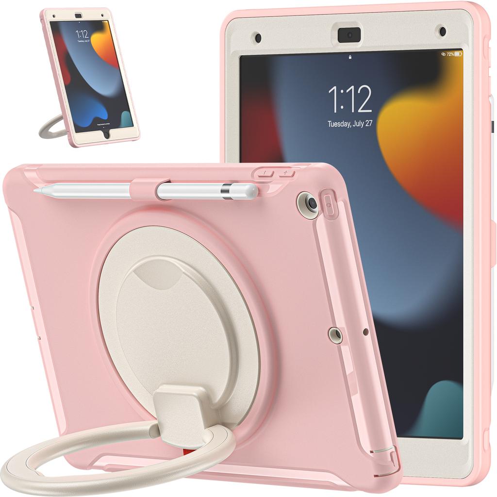Case for IPad A16 2025 11th 10.9 2022 10th 10.2 7th 8th 9th Gen Air 3 2 1 Pro 10.5 9.7 2017 2018 Rotating Armor Cover Shockproof