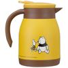 Skater Vacuum Dual Structure Stainless Steel Tabletop Pot Wide Mouth Pitcher Thermos 600ml Winnie the Pooh Disney VSP6 Thermal/Cold