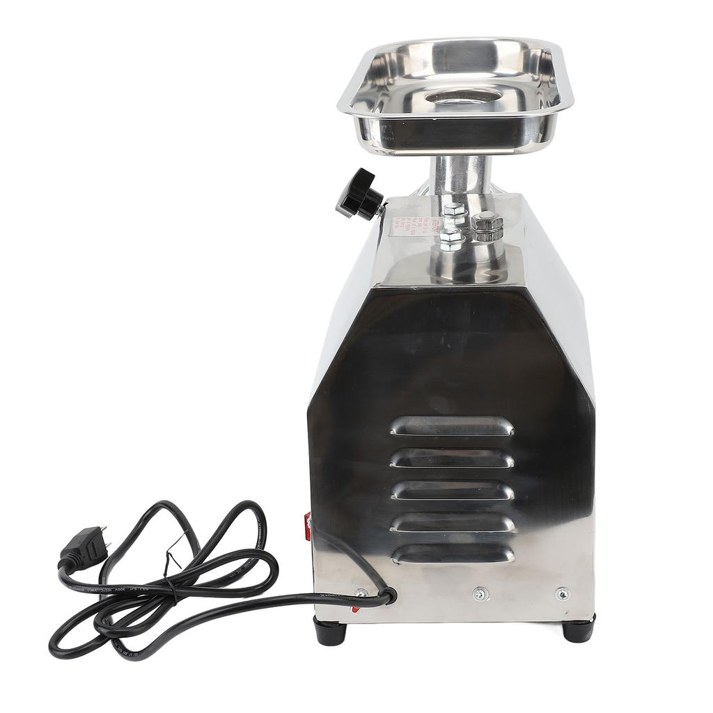 Electric Meat Grinder Commercial Meat Mincer Aluminum Alloy Multifunctional Food Processor Silver