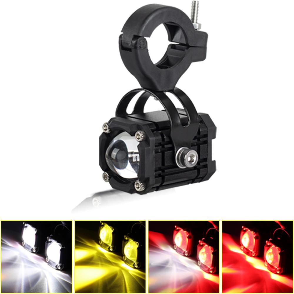 Motorcycle LED Auxiliary Headlight Work Light High and Low Beams Super Bright Spotlight Driving Fog Lamp Motorcycle Accessories