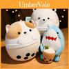 Adorable Soft Bubble Tea Boba Cup Squishmallow Plush Toy Bear Shark Cat