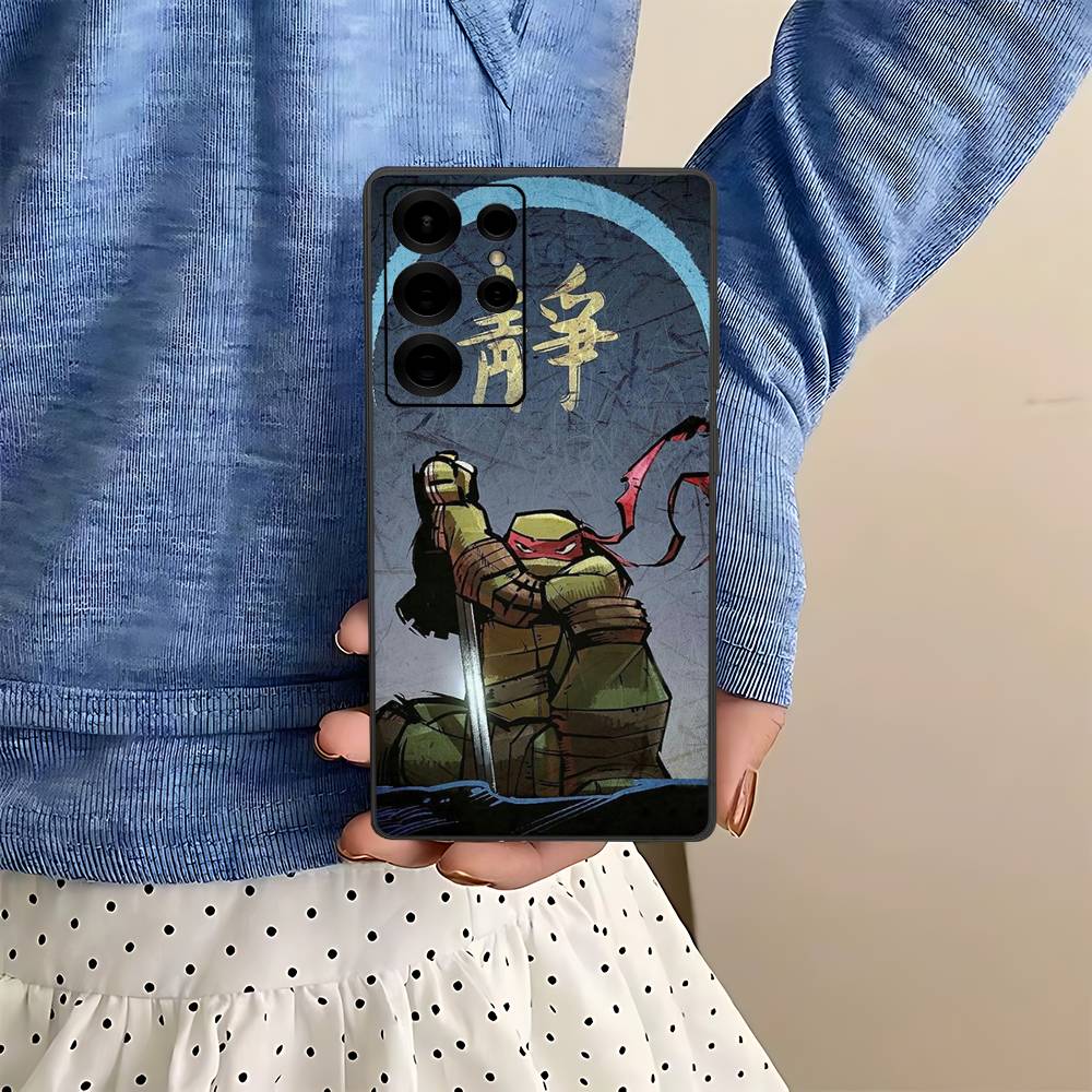 Animated N-Ninja T-Turtles TV Phone Case For Samsung S 24 Fe 25 Ultra Plus 20 Lite 21 30 22 23 24 22 Ultra 5G Fundas