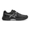 Asics Синтетическая кожа Гель-Renma Поддержка Низкий верх Удобные Бадминтонные Кроссовки Обувь Унисекс Черный 1073A086-001