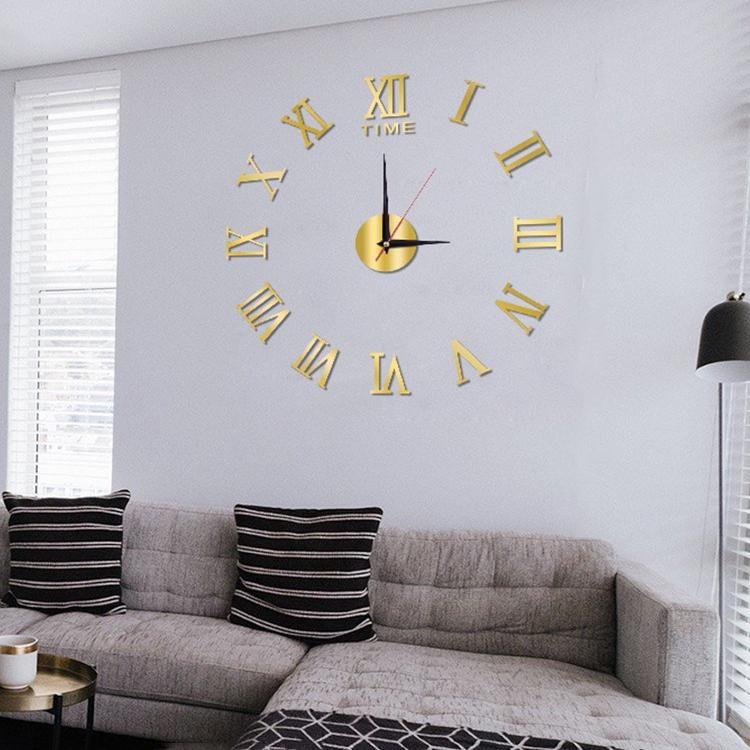 DIY Luminous Wall Clock, Mute, with Installation Accessories, Diameter 40cm